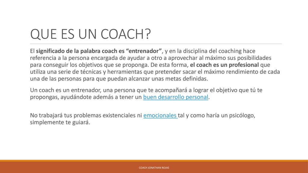 QUE DEBE HACER UN LIDER PARA CONVERTIRSE EN LIDER COACH Ppt Descargar